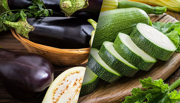 Berenjenas y calabacines, imprescindibles en nuestras mesas