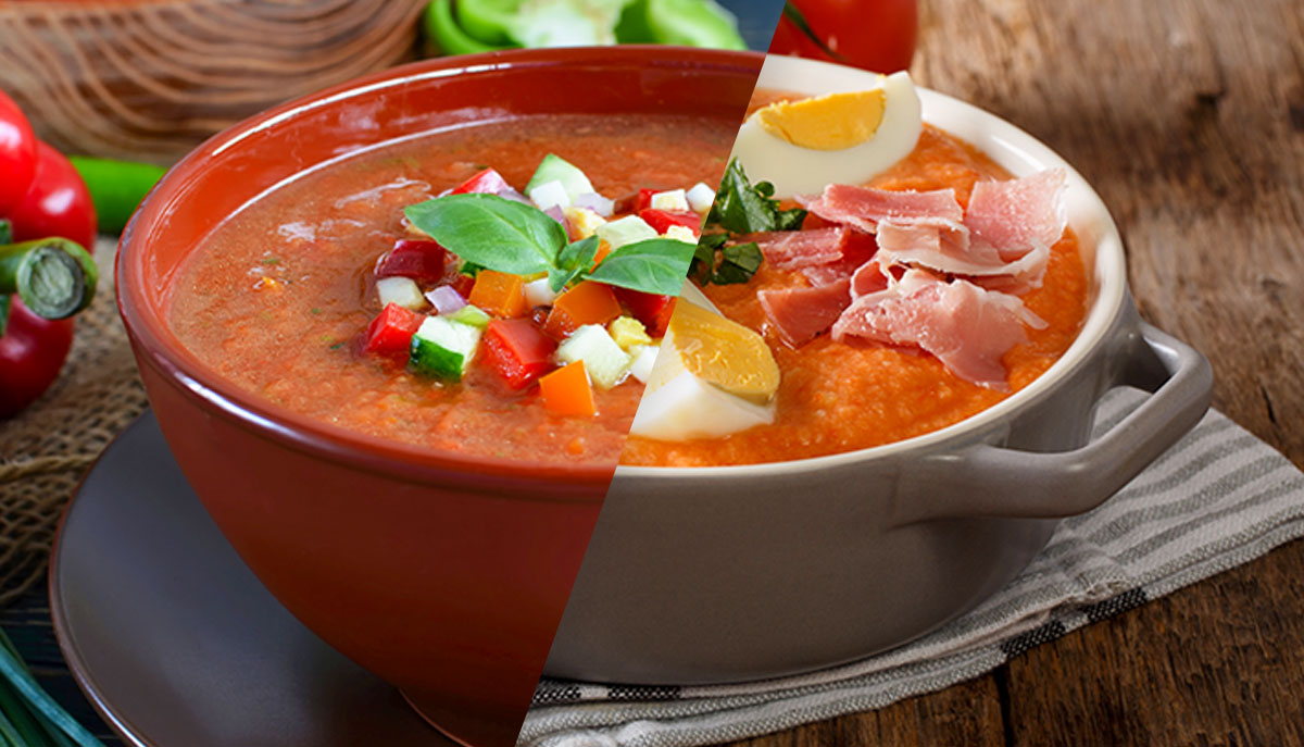 Gazpacho y salmorejo, mucho en común
