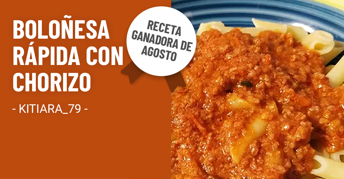 Receta ganadora de agosto