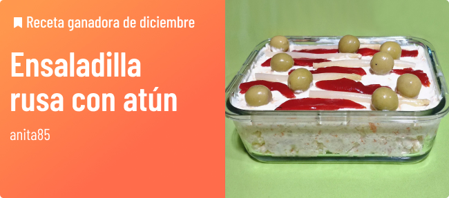 Receta ganadora de diciembre