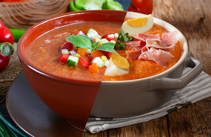 Diferencias entre gazpacho y salmorejo