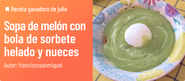 Receta ganadora de julio