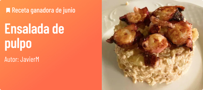 Receta ganadora de junio
