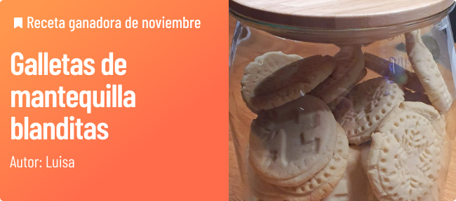 Receta ganadora de noviembre